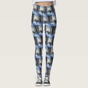Legging Irish Wolfhound Deixe-o nevar no Natal