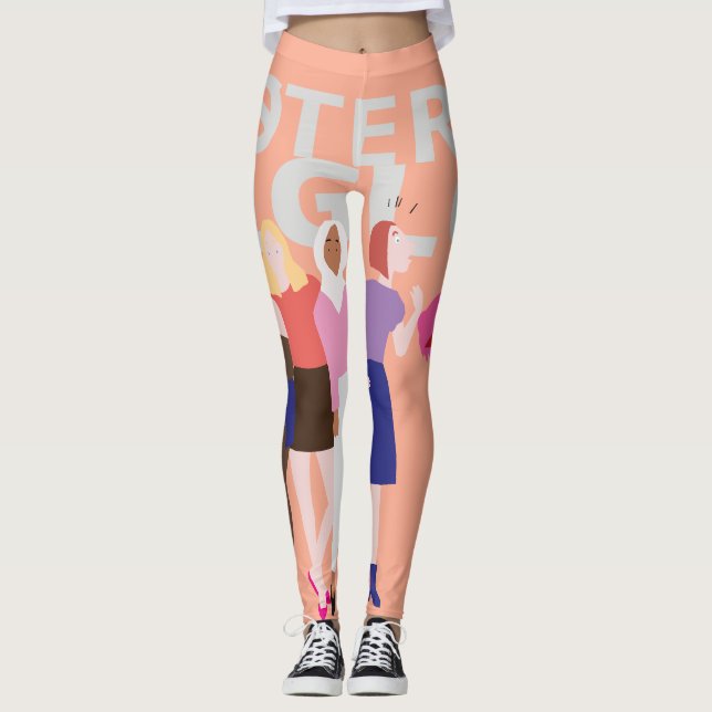 Legging Irmandade é global, mês de história das mulheres (Frente)