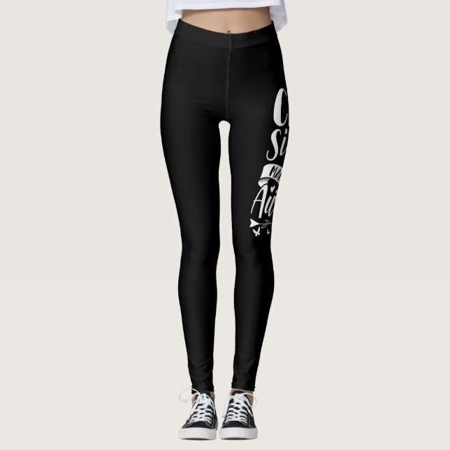 Legging Irmãs Loucas Fazem As Melhores Tias (Frente)