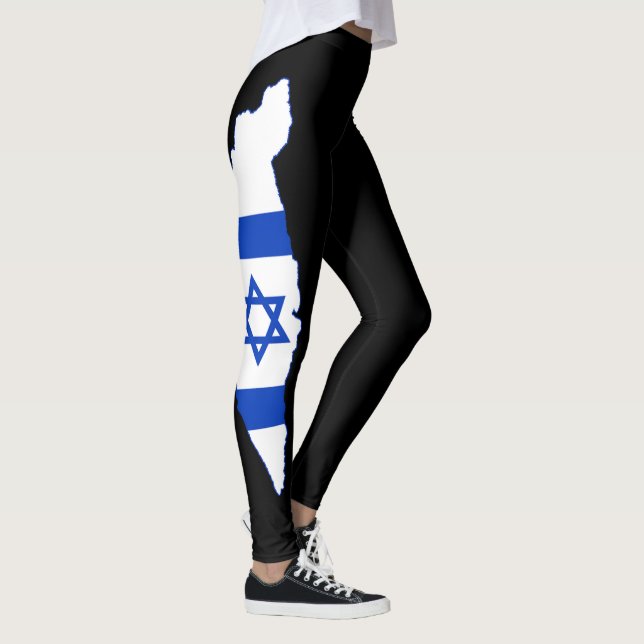 Legging Israel Flag Pattern, Israel Flag (Direita)