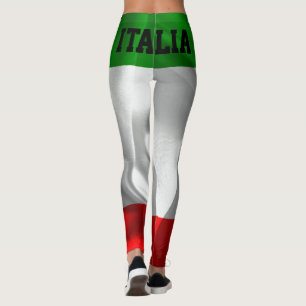 Legging ITALIA! ITALIA! Malhação italiana do costume da