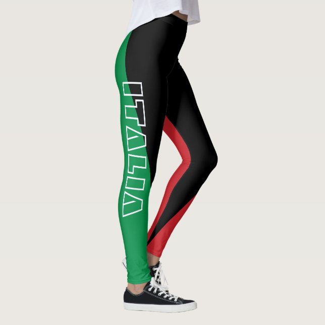 Legging Itália Tema Itália Mulheres (Direita)