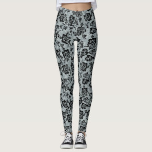 Legging Iwalani Vintage Hawaiian Floral