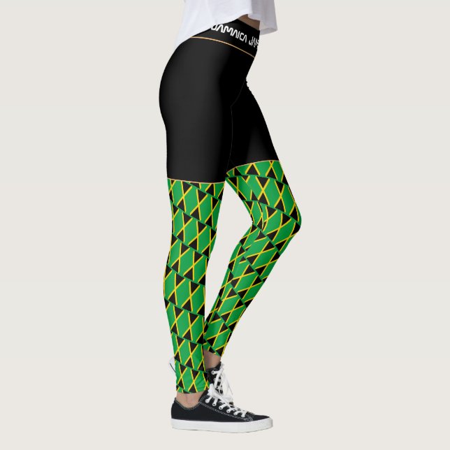 Legging Jamaica e Jamaican Flag viagem/sport fan L (Direita)