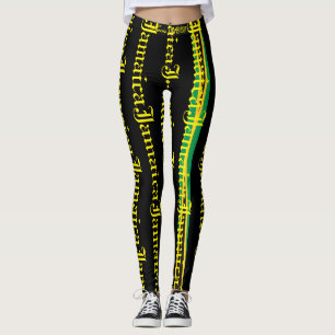 LEGGING JAMAICA FLAG BLACK HACD