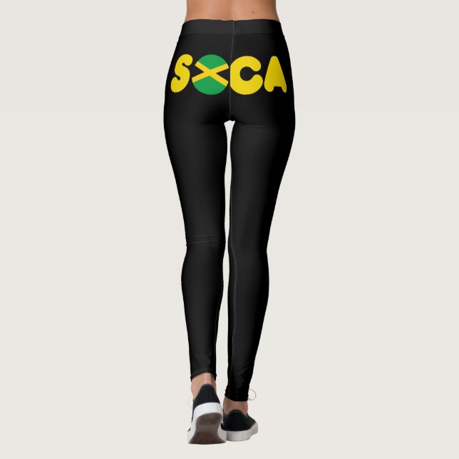 Legging Jamaican Flag Soca (Verso)