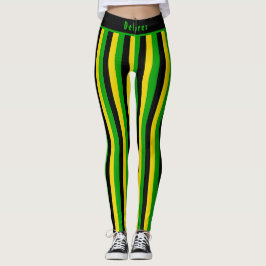 Legging Jamaican Island Vibes Striped