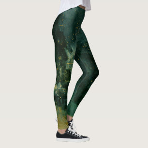Legging James Whistler - Noite em preto e Dourado