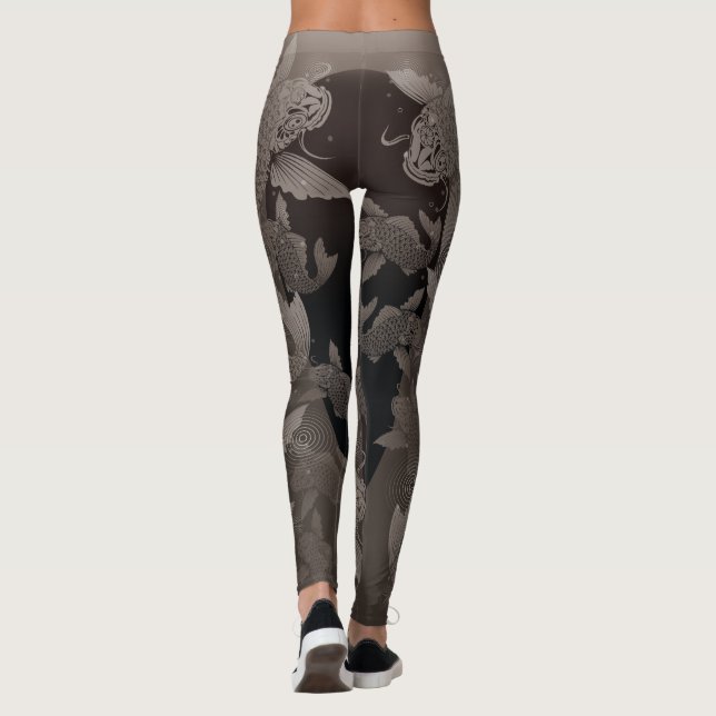 Legging Japanese carp_line5@miyasan (Verso)