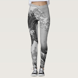 Legging Japão - Arte Japonesa (Onda de Excelente em Kanaga