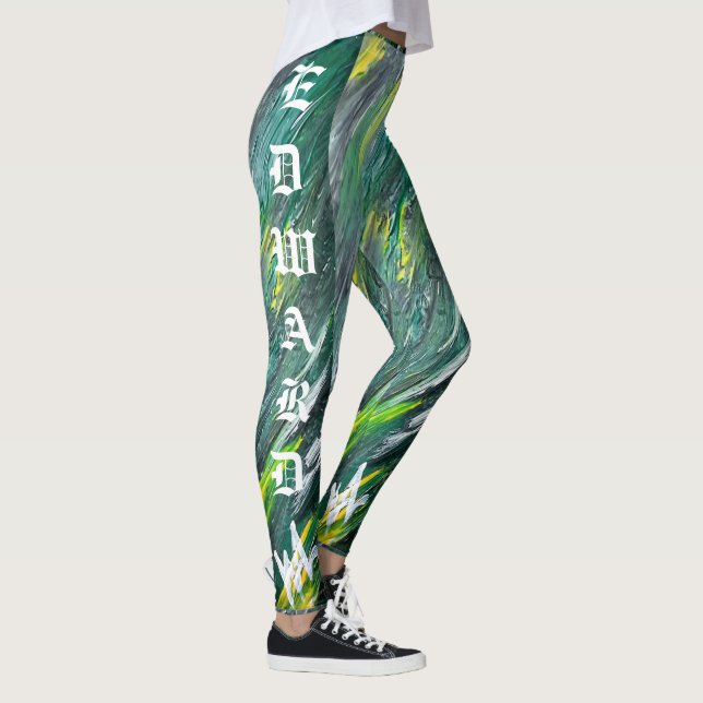 Legging Jarda irlandesa com as caneleiras da assinatura (Direita)