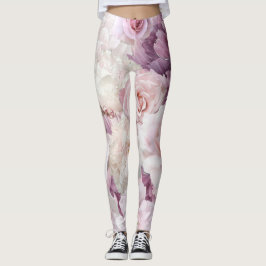Legging Jardim Botânico de Chique Rosa Suave