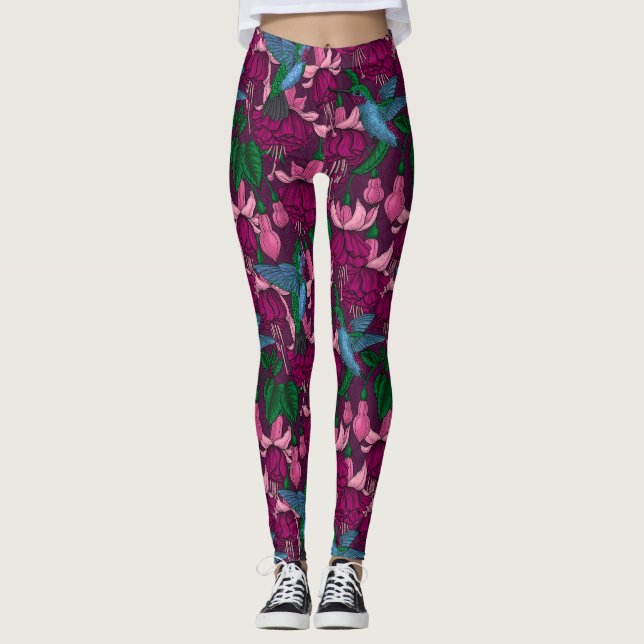 Legging Jardim de aves (Frente)