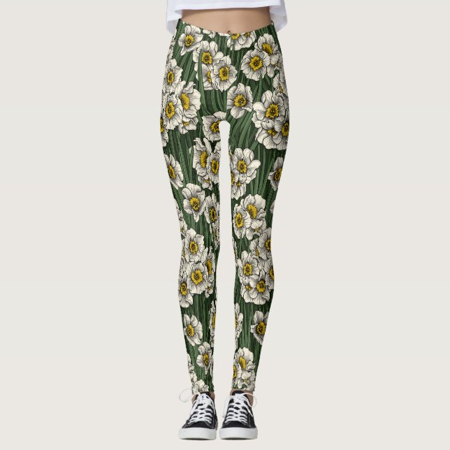 Legging Jardim de Daffodil (Frente)
