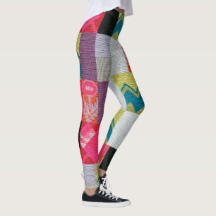 Legging Jardim de Flores Dada Sophie Taeuber-Arp