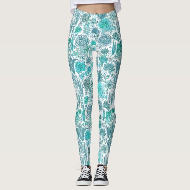 Legging Jardim de Sucultura (Frente)