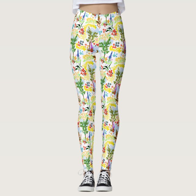 Legging Jardim de Verão (Frente)