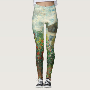 Legging Jardim do Artista Monet em Argenteuil Pintura
