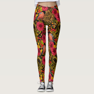 Legging Jardim do outono 2