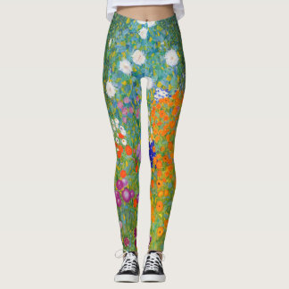 Legging Jardim Flor por Gustav Klimt