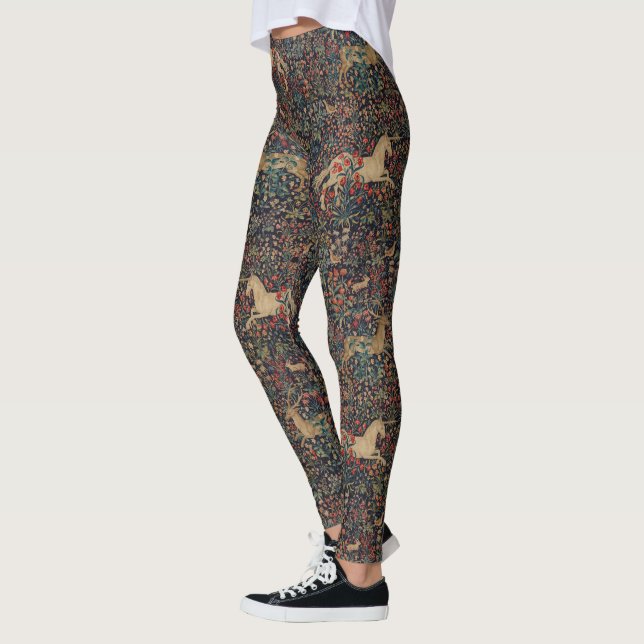 Legging Jardim Floral Medieval do Unicorn (Esquerda)
