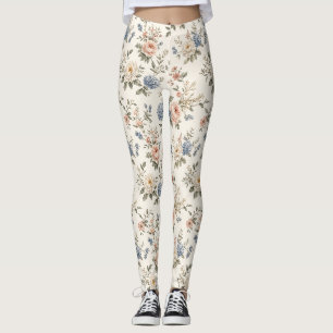 Legging Jardim Floral Moderno Limpo e Espaço Negativo