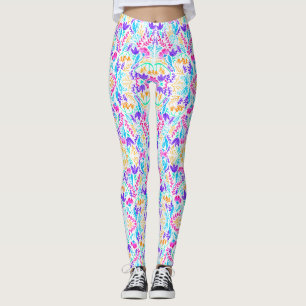 Legging Jardim floral pastel
