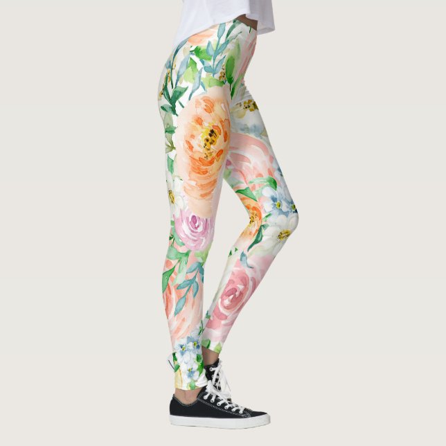 Legging Jardim romântico Pastel (Direita)