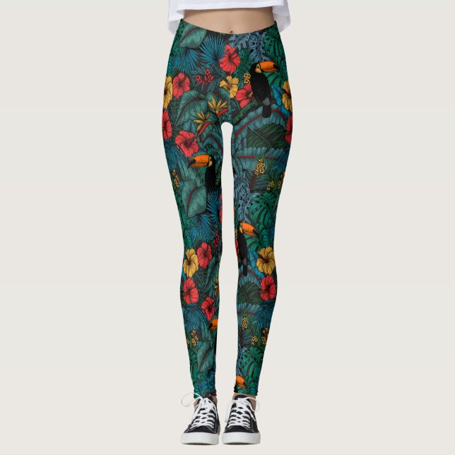 Legging Jardim tucano (Frente)