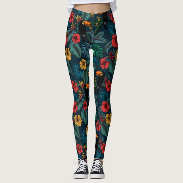 Legging Jardim tucano 2 (Frente)