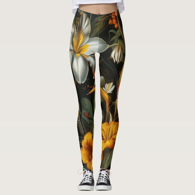 Legging jardinagem tropicalLeggings (Frente)