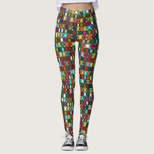 Legging jato de tira hexadecimal