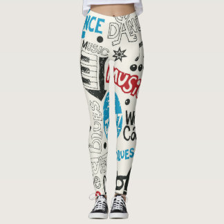 Legging Jazz Doodle: Mistura Eclética de Música