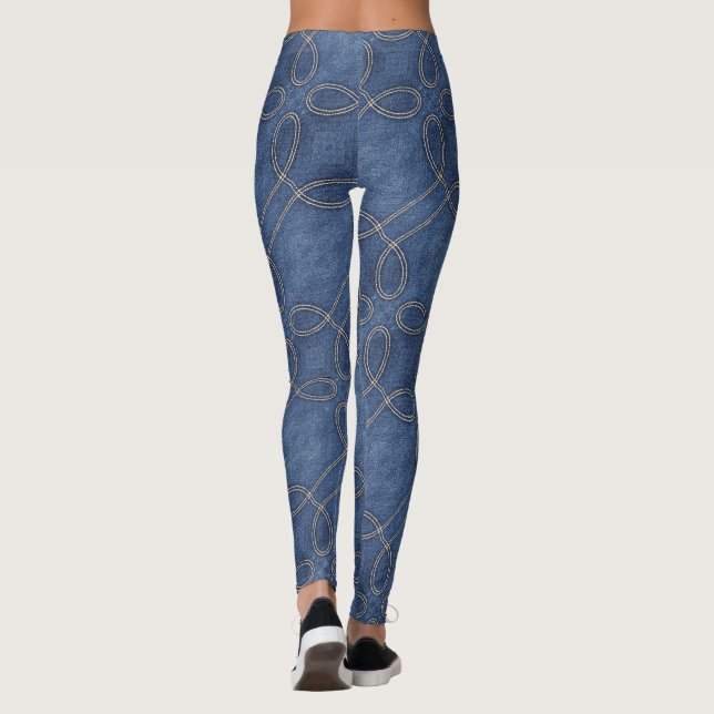 Legging Jean Denim Swirl (Verso)
