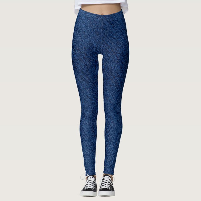 Legging Jeans Falso DEnim azul (Frente)
