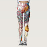 Legging Jellyfish (Scheibenquallen) por Ernst Haeckel<br><div class="desc">Por favor,  visite minha loja para obter design mais interessante e mais opções de cores.
=> zazzle.com/colorfulworld*</div>