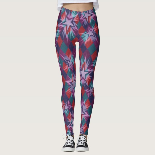Legging Jester escuro em todas as pernas de impressão (Frente)