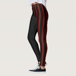 Legging Jester preto e vermelho
