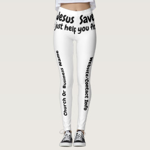 Legging Jesus salvar - nós apenas ajudamo-lo a encontrá-