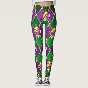 Legging Jewelry Background Mardi Gras