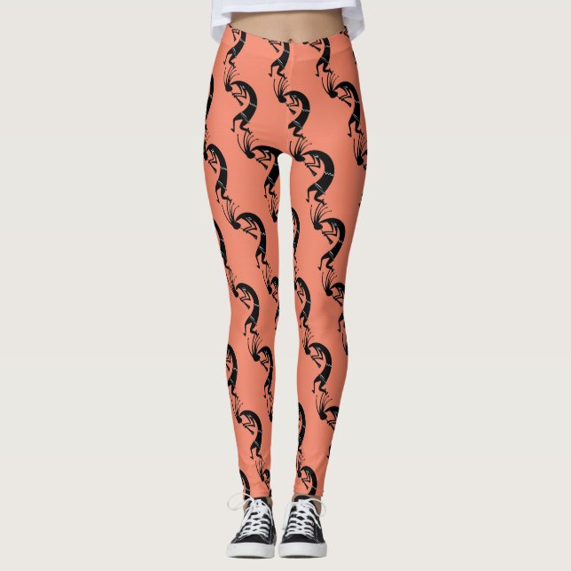 Legging Jogador de flauta Thunder_Cove de Kokopelli (Frente)