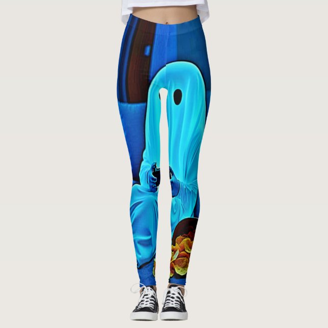Legging Jogos De Fantasma Cozy Night In Design (Frente)