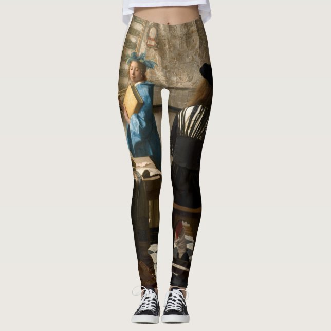 Legging Johannes Vermeer - A Alegoria da Pintura (Frente)
