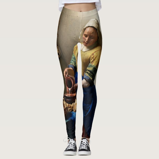 Legging Johannes Vermeer - A Milkmaid (Frente)