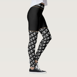 Legging Jolly Roger Fashion & Skull X Bones /Pirates flag