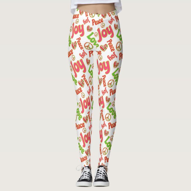 Legging Joy Hippie Boho Retro Natal (Frente)