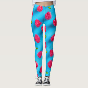 LEGGING JUICY RED LYCHEE NO FUNDO AZUL