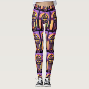 Legging Jukebox clássico de Wurlitzer