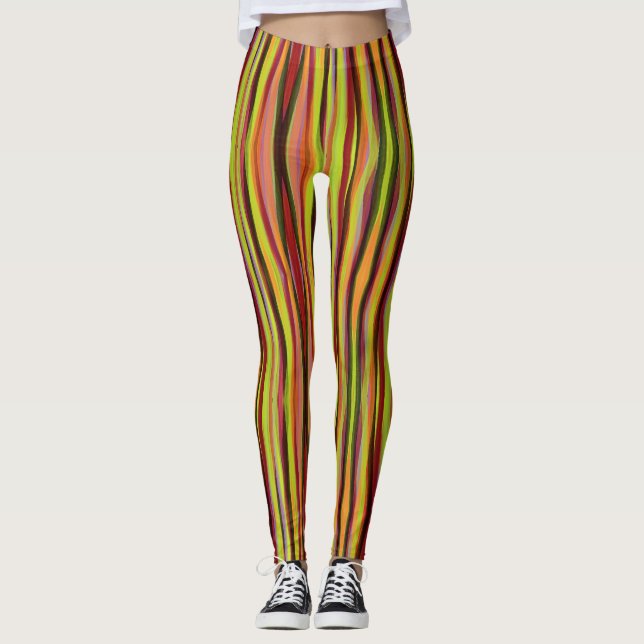 Legging Justa e Elegante Com um Ajuste Superior (Frente)