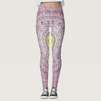 Legging Kaleidoscope Blue Red and Green Leggin Capri